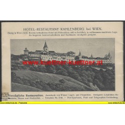 AK - Klappkarte - Hotel-Restaurant Kahlenberg bei Wien