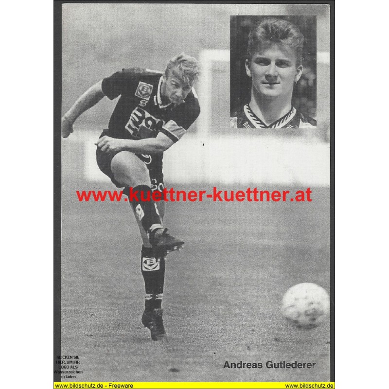 Autogrammkarte Andreas Gutlederer Autogrammkarte Andreas Gutlederer