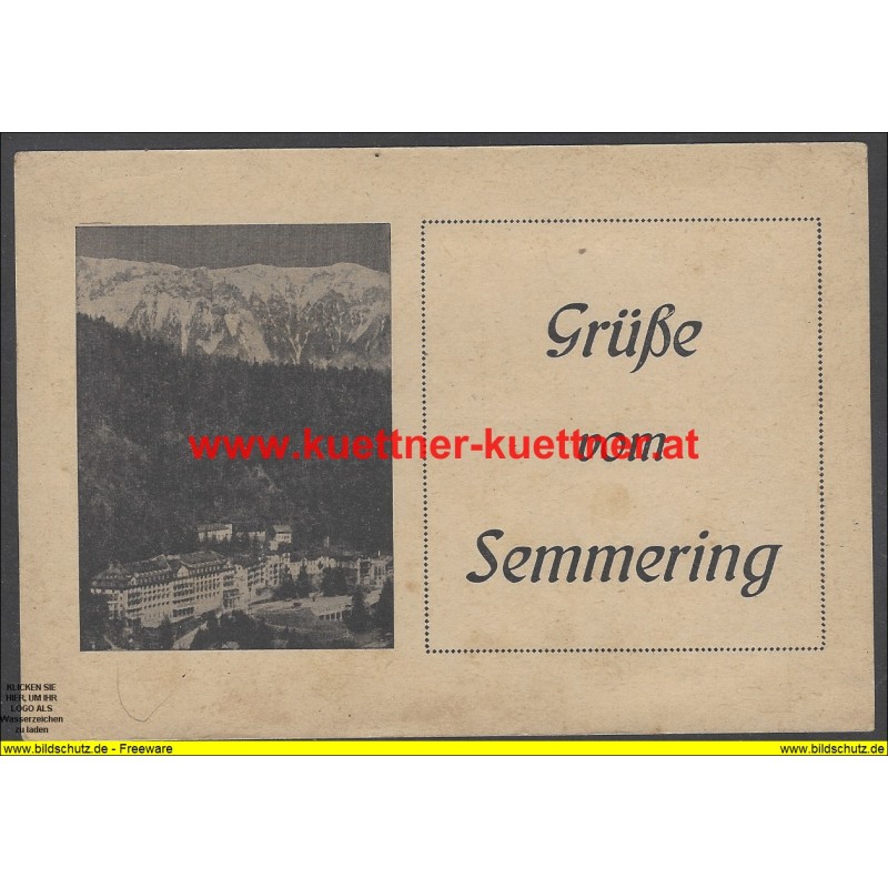AK - Grüße vom Semmering 1944