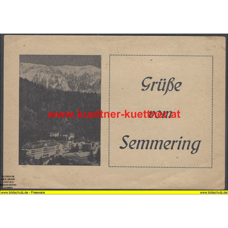 AK - Grüße vom Semmering