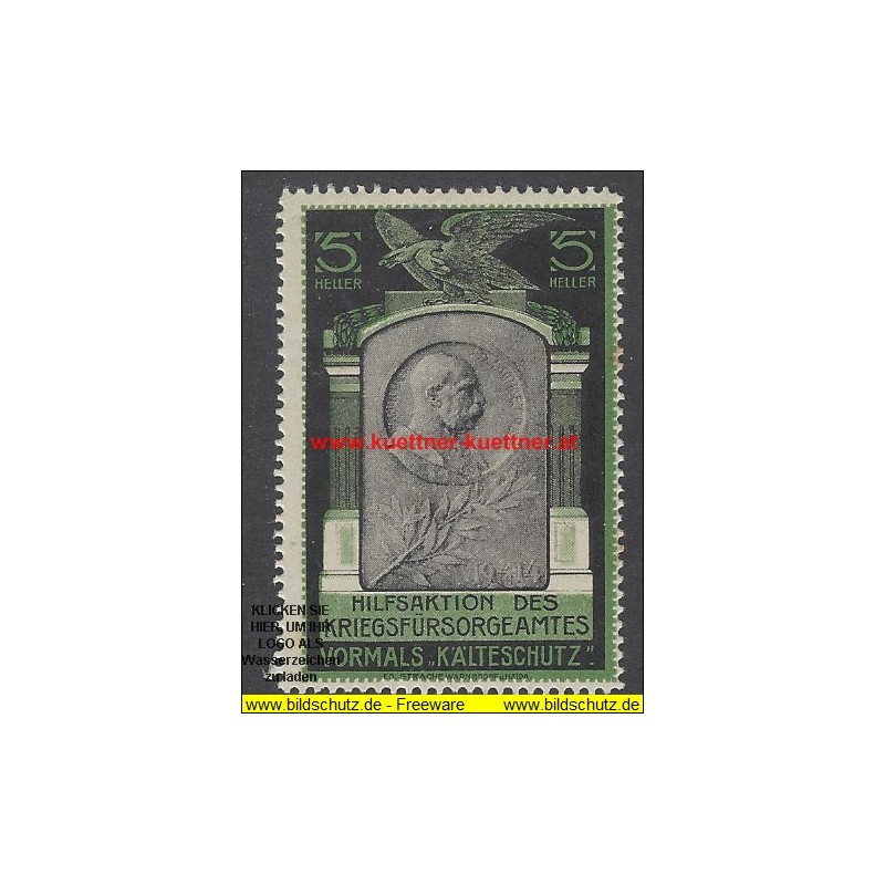 Werbemarke - Hilfsaktion des Kriegsfürsorgeamtes (Kaiser Franz Joseph)