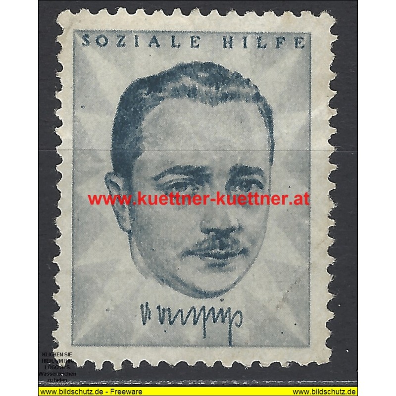 Werbemarke - Soziale hilfe - Dollfuss