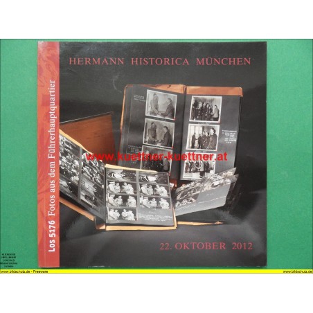 Katalog Hermann Historica Los 5176 Fotos aus dem Führerhauptquartier (2012)