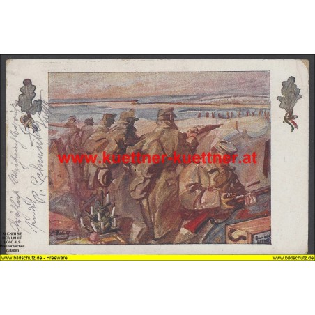 AK - Weihnachten - I. Armee im Felde 1915