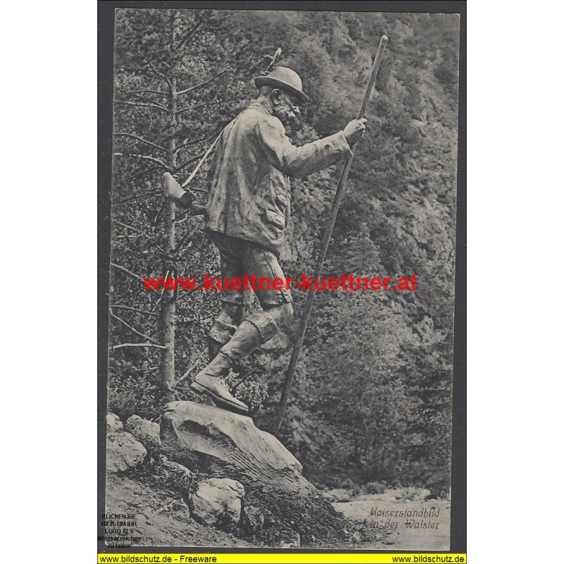 AK - Kaiserstandbild in der Walster - 1912 AK - Kaiserstandbild in der Walster - 1912