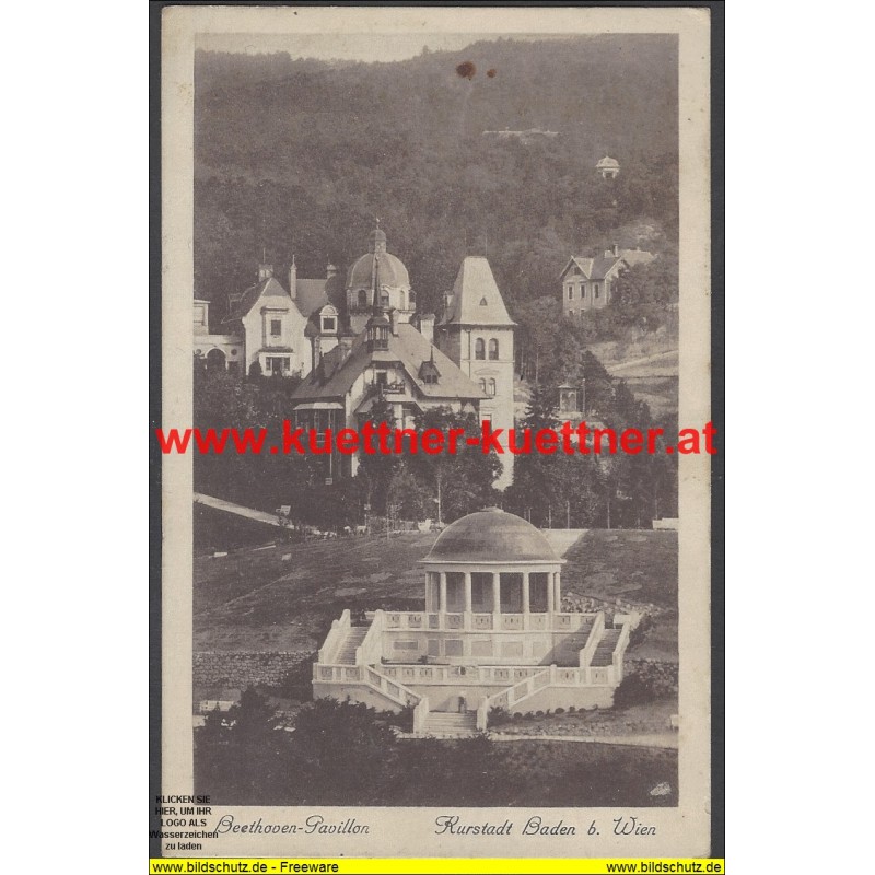 AK - Kurstadt Baden - Beethoven Pavillon