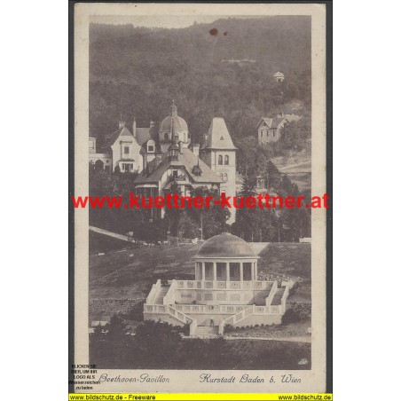AK - Kurstadt Baden - Beethoven Pavillon