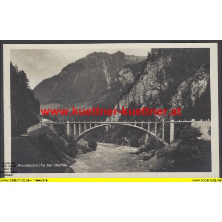 AK - Wandaubrücke bei Hieflau
