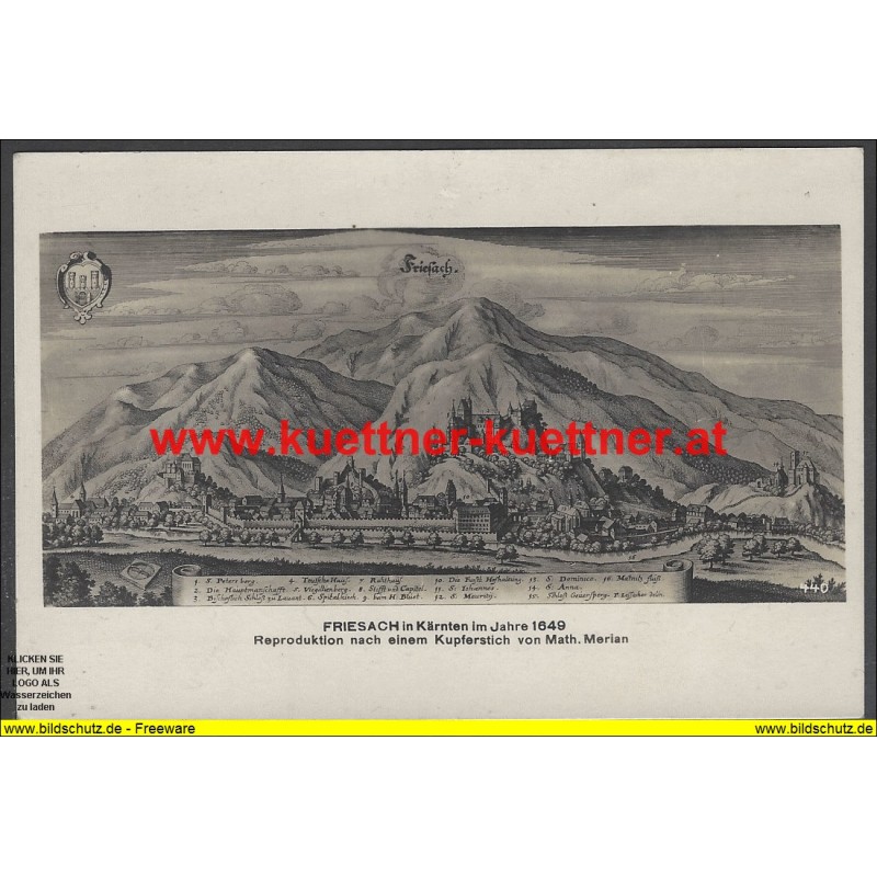 AK - Friesach in Kärnten im Jahre 1649 AK - Friesach in Kärnten im Jahre 1649