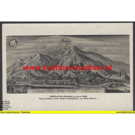AK - Friesach in Kärnten im Jahre 1649