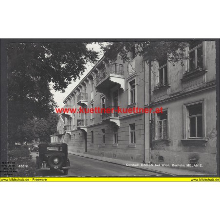 AK - Kurstadt Baden b. Wien - Kurheim Melanie