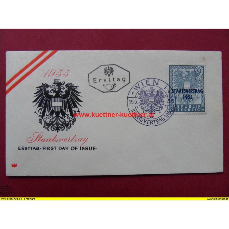 FDC - Staatsvertrag 1955