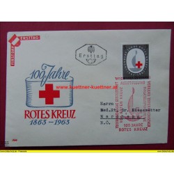 FDC - 100 Jahre Rotes Kreuz 1963 - 1963