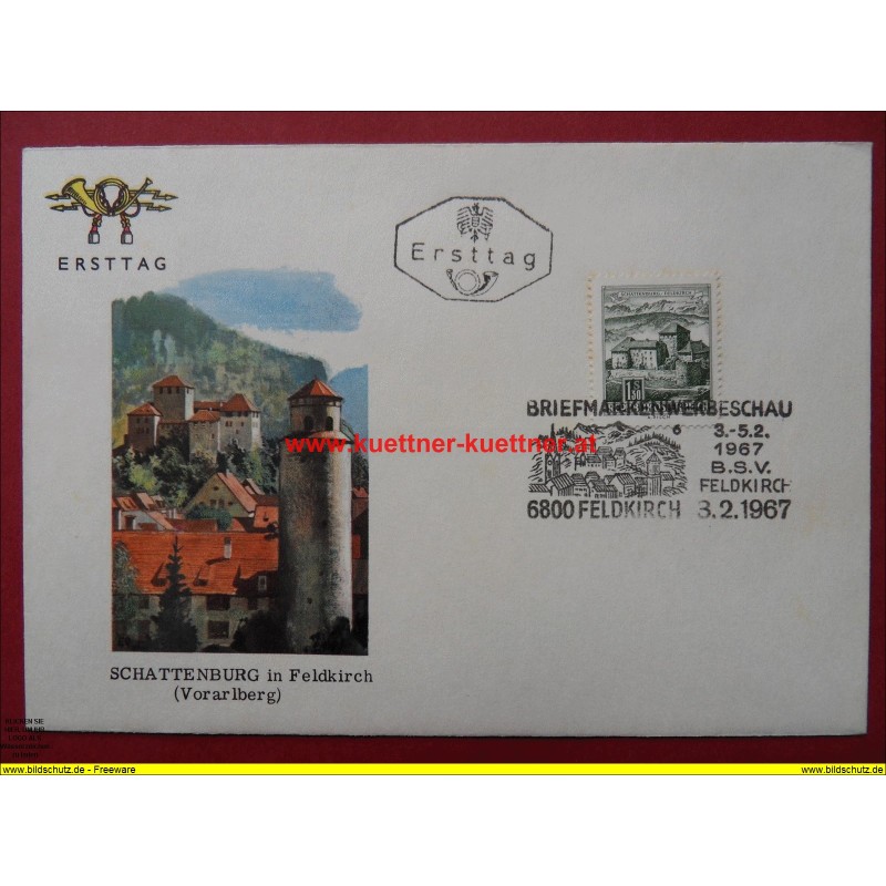 FDC - Schattenburg in Feldkirch FDC - Schattenburg in Feldkirch