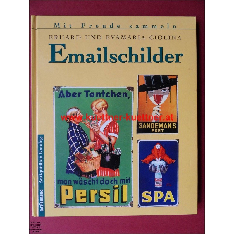 Battenberg Antiquitäten-Katalog Emailschilder (2003)