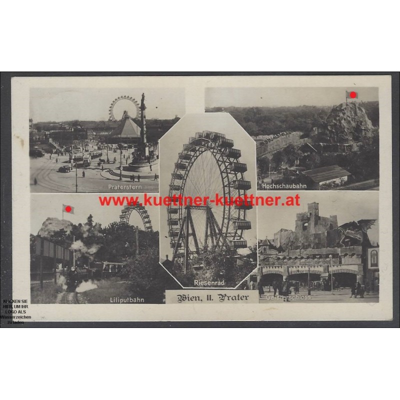 AK - Wien II., Prater, Liliputbahn, Geisterbahn