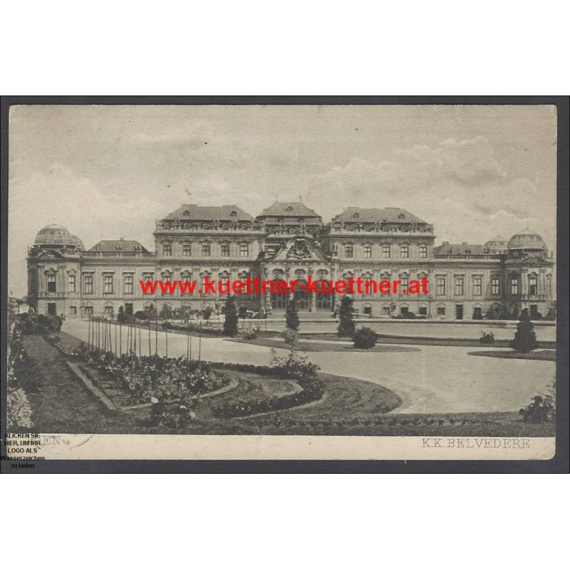 AK - Wien, K-K- Belvedere AK - Wien, K-K- Belvedere