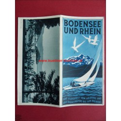 Prospekt Bodensee und Rhein 1933