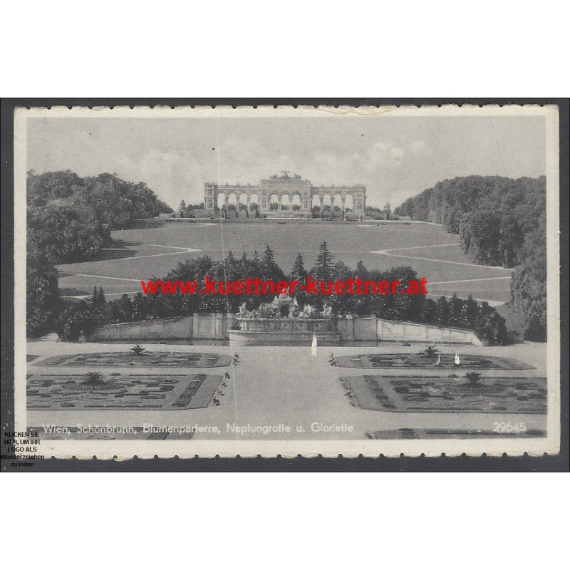 AK - Wien, Schönbrunn, Neptungrotte u. Gloriette