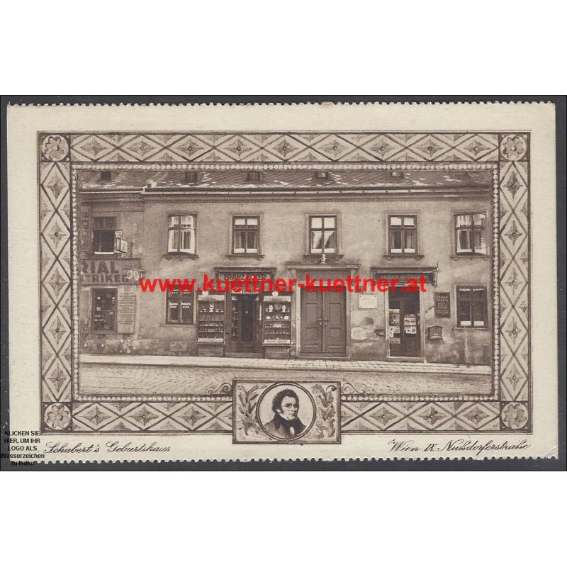 AK - Wien IX. Nußdorferstraße - Schubert´s Geburtshaus
