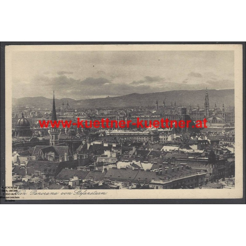 AK - Wien - Panorama vom Stefansturm AK - Wien - Panorama vom Stefansturm