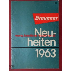 Prospekt Graupner Neuheiten 1963
