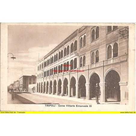 AK - Tripoli - Corso Vittorio Emanuele III (Lybien)