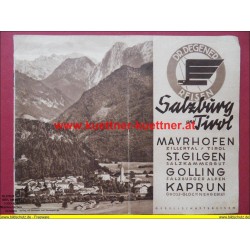 Prospekt Degener Reisen Salzburg und Tirol