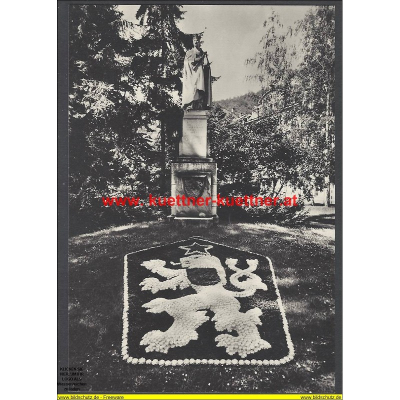 AK - Karlsbad - Karlovy Vary - Karel IV. Denkmal