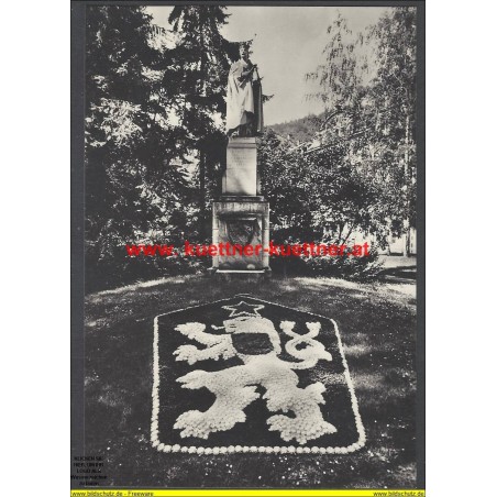 AK - Karlsbad - Karlovy Vary - Karel IV. Denkmal