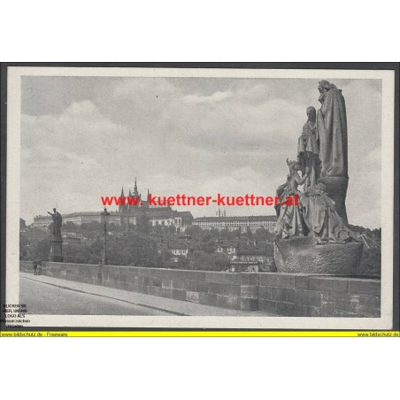 AK - Prag - Praha - Karlsbrücke 1944