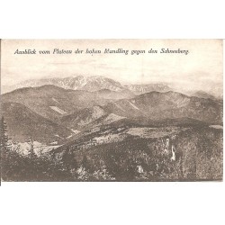 AK - Mandling gegen Schneeberg (NÖ)