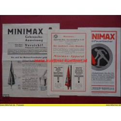 Prospekt Feuerlöscher Minimax