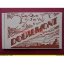 Ce que j\'ai vu à Douaumont. Postkartenmappe. 13 Lichtdruck Postkarten