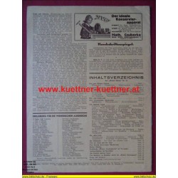 Illustrierte Monatsschrift Wiener Küche 4. Jg, Nr. 37, Nov. 1933