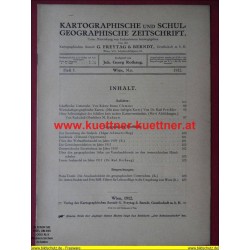 Kartographische und Schulgeographische Zeitschrift Heft 5., Mai 1912