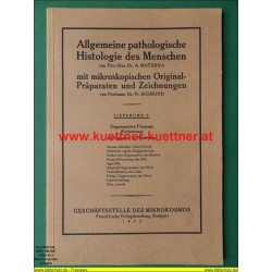 Allgemeine pathologische Histologie des Menschen.  Lfg. 2 (1923)