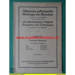 Allgemeine pathologische Histologie des Menschen.  Lfg. 8 (1927)