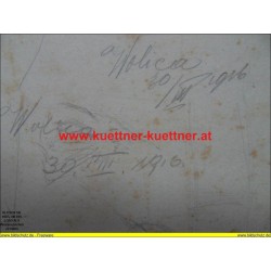 Foto - Luftbildaufnahme - Wolica 30.III.1916 - Polen (12cm x 16,5cm)