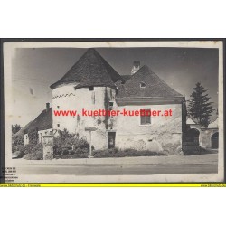 AK - Hadersdorf, Pfarrhof mit Karner, Wegweiser (NÖ)