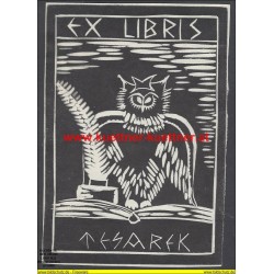 EX LIBRIS - ESAREK (Holzschnitt)