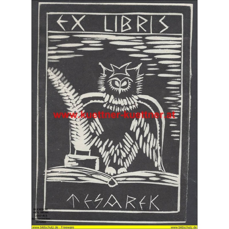 EX LIBRIS - ESAREK (Holzschnitt) EX LIBRIS - ESAREK (Holzschnitt)
