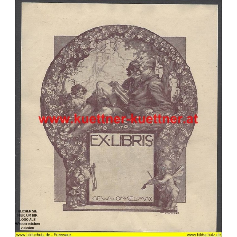 EX LIBRIS - Gew. v. Onkel Max (1928) EX LIBRIS - Gew. v. Onkel Max (1928)