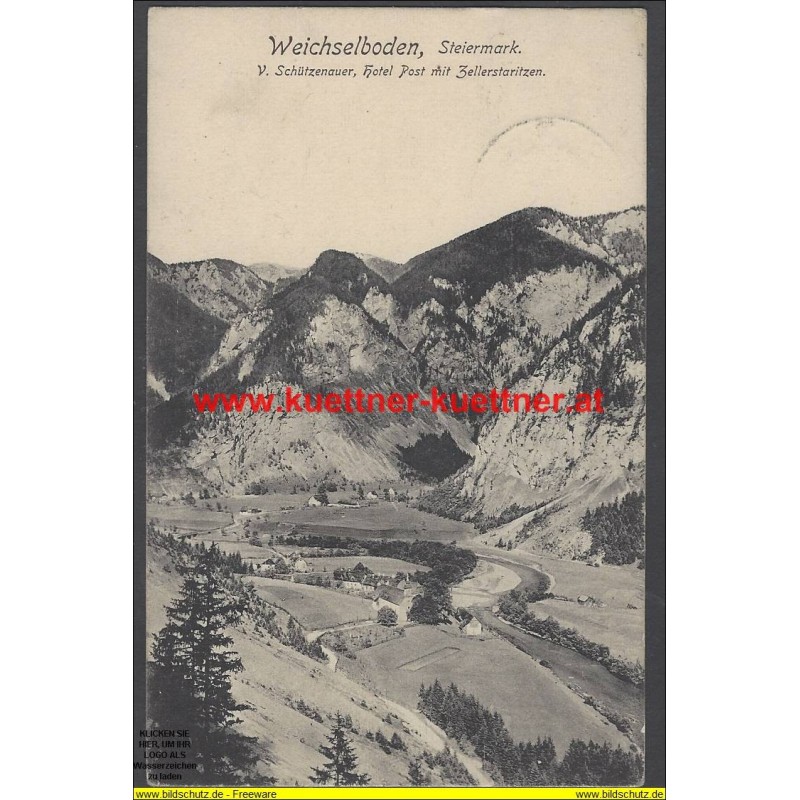 AK - Weichselboden mit Hotel Post mit Zellerstaritzen AK - Weichselboden mit Hotel Post mit Zellerstaritzen