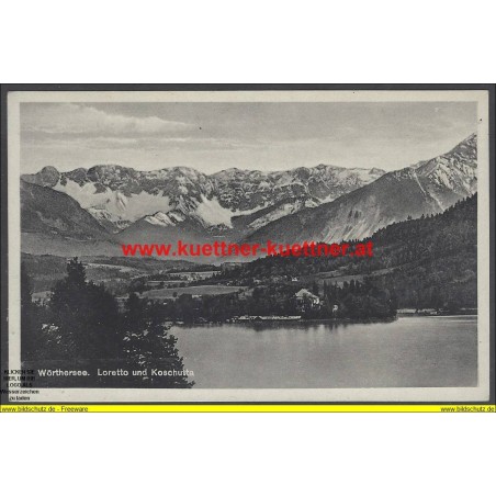 AK - Wörthersee, Loretto und Koschutta