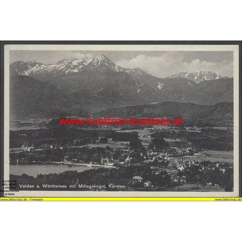AK - Velden a. Wörthersee mit Mittagskogel AK - Velden a. Wörthersee mit Mittagskogel