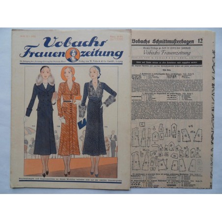 Vobach Frauen Zeitung Heft 32 - 1931 - mit Schnittbogen