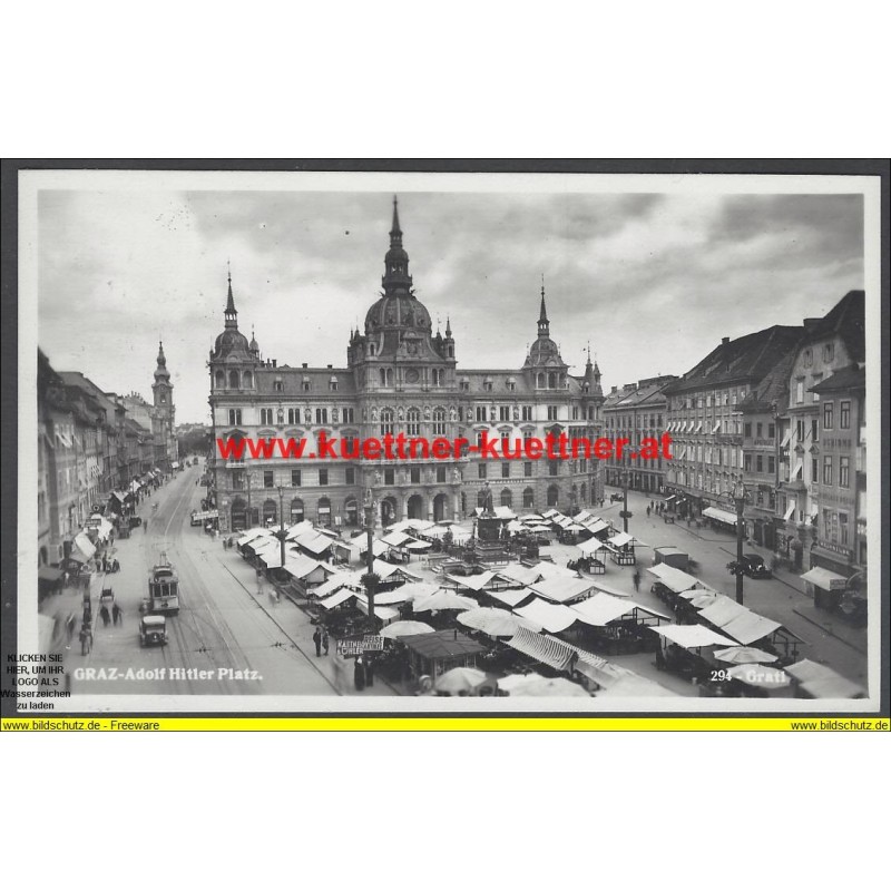 AK - Graz, Adolf Hitler Platz AK - Graz, Adolf Hitler Platz