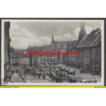 AK - Eger - Adolf-Hitler-Platz