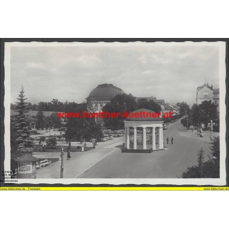 AK - Franzensbad - Adolf-Hitler-Platz mit Kurhaus